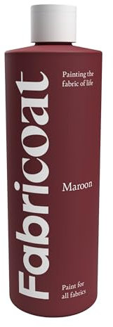 Fabricoat Stofffarbe – Wiederherstellen oder Ändern der Farbe jedes Stoffes – direkt auf den Stoff malen – verwandeln Sie alles – Sofas, Lampenschirme, Autoinnenräume (500 ml, Kastanienbraun)
