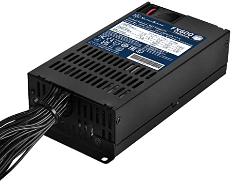 SilverStone Technology FX600 Platinum, Fuente de alimentación 600W Flex-ATX Cybenetics Platinum, SST-FX600-PT