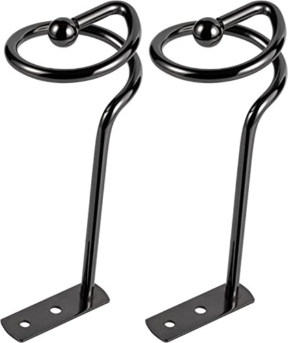 BOMBKI 2 Unidades Ganchos para alzapaños para Cortina,Soporte de drapeado de Gancho Decorativo, Soportes para Cortinas de Pared, para Ventanas, duchas, Cortinas, borlas (D)