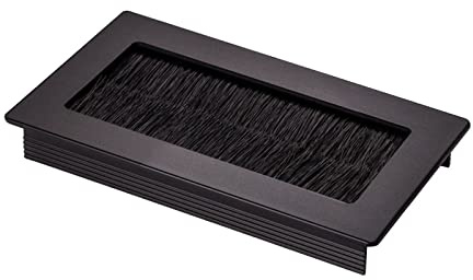 SOTECH 1 x kabelgenomföring Toledo av aluminium svart eloxerad 100 x 70 mm Installationsmått: 90 x 62 x 15,3 mm