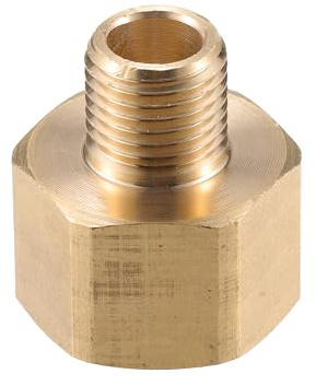 VekAuto Connettore per Idropulitrice, M22x1.5 a G1/4 Maschio e Femmina Adattatore in Ottone per Tubo a Pressione Universale per Idropulitrice Tono Rame