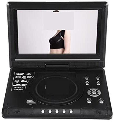 XINHAN Portable 9.8 Inch TV Ultra-Thin Home Car Mobile DVD Player HD VCD CD MP3 HD EVD Player With TV FM USB Game Function - Portable dvd