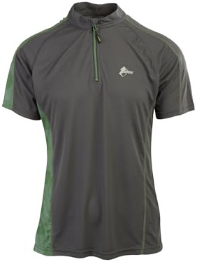 Ande Magnaghi T-shirt för män, utomhus, antracit/Vde Timo, stor, Antracit/Vde Timo, L