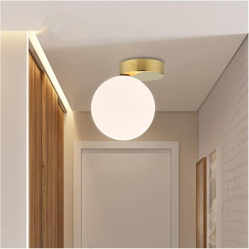 ZXQUEGF Torcia da Parete Moderna, Luce Laterale per corridoio, Lampadina in Vetro scolpito, abitazione Accogliente e Elegante
