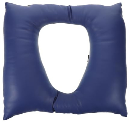 HEMOTON Cojín Elevador para Inodoro para Personas Mayores, Asiento Acolchado de Poliuretano, 40,6 X 40,6 Cm, Almohadilla Gruesa Antideslizante para Baño Seguro y Comodidad Diaria