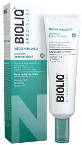 Bioliq - Specialist Balancing Day Care Cream - with Oleanolic Acid, Gluconolactone, Salicylic Acid, and UV Protection - Mattifying Effect - 30ml