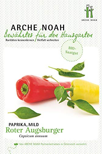 Arche Noah 6683 Gemüsepaprika Roter Augsburger (Bio-Paprikasamen)