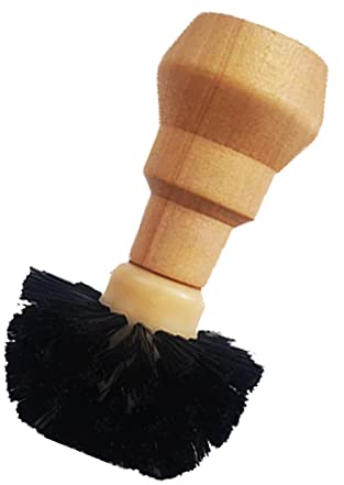 Sharplace Protable Espresso Tamper Cleaning Brush Coffee Grinders Cleaning, with Wooden Handle Espresso Brush for Coffee Machine Accessories, 54mm 58mm