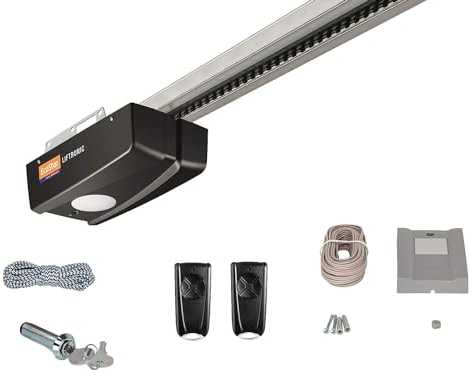 Hörmann Ecostar Garagentorantrieb Sonderedition Liftronic 700-2 mit Notentriegelung (700 N, 433 MHz, inkl. 2 Handsender RSC 4 + 1 Innentaster PB 1, für Garagentore bis 11,25 m², inkl. Montagezubehör)