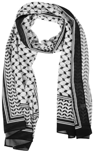 Gatuida Bufanda Palestina Árabe Pañuelo Multifuncional para Accesorio de Viaje Boda y Fiesta Superior y Versatilidad