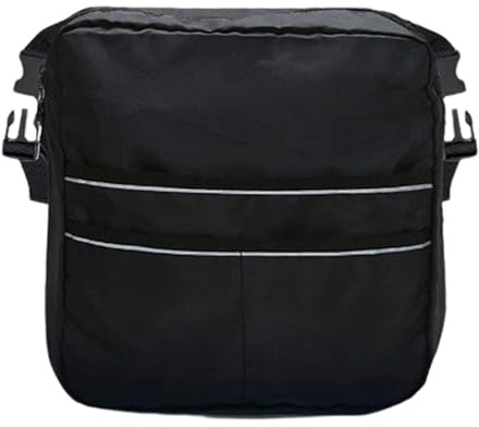 Borsa riflettente per sedia a rotelle, grande capacità, accessorio pratico per adulti, bambini e anziani, comoda soluzione per il trasporto in ospedale, viaggi, riabilitazione, generi alimentari