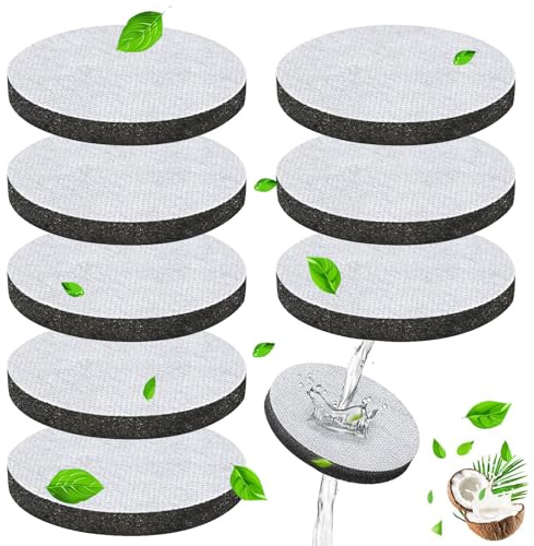 10 Stück Wasserfilter für Brita Fill & Go Wasserfilterflaschen und Karaffen, Flasche Filter Disc Reduziert Chlor, Mikropartikel im Trinkwasser