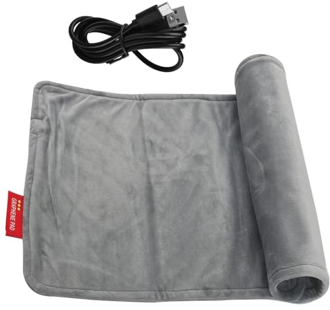 riscaldante per schienale, tappetino riscaldante elettrico, ricarica tramite USB, riscaldato per sedile auto, gambe, braccia, ginocchia, addome, crampi, sedia, divano, posto di