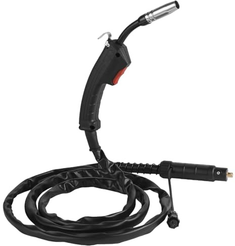 Halvautomatisk F180 180A FLUX-svetsbrännare, 2 meter MIG-svetspistol, stinger, liten svetsmaskin, fyllningstråd