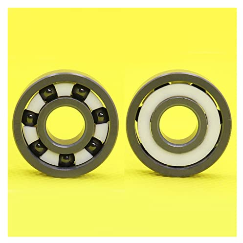2 pezzi 608 Cuscinetto in ceramica completa 8x22x7mm SI3N4 Materiale 60 8ce Tutti i cuscinetti a sfera in ceramica a nitruro di silicio Sostituzione