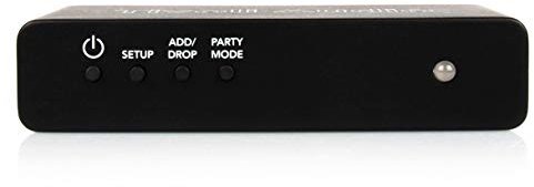 Tivoli Audio Art Collection ConX Kabelloser W-LAN Transmitter und Receiver (Analog/Optisch) Multiroom-Streaming, schwarz