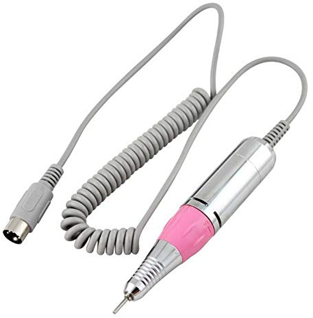 Electric Nail Drills Torno Pulidor Broca de Uñas para Manicura y Pedicura para Todo Tipo de uñas, Pink