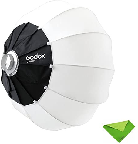 Godox Lantern Softbox 85cm CS-85D Bowens Mount Soft Light Modifier for Aputure 300D Mark II 120D Godox SL-60W VL150 SL150WII FV150 AD200PRO AD300 AD400PRO AD600 VL300 VL200 UL150