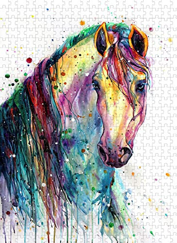 Jigsaw Puzzle 4000 Pieces Art Painting Horse Puzzle Puzzle Gifts For Children And Adults