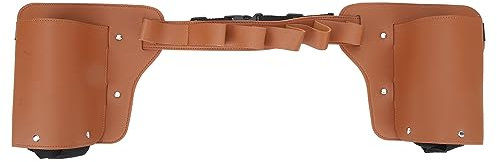 Sac de Taille pour Bouteille de Bière, Sac de Taille pour Bouteille de Bière en Cuir PU, Sangle de Taille Réglable, Ceinture de Support de Canette de Bière, pour la Randonnée en