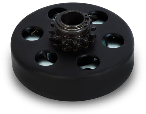 EBERTH Centrifugalkoppling för axel 20mm Ø, Sprocketkoppling för kedjetyp 35#, Tandkoppling, Centrifugalkoppling 12 tänder #35, Go Kart, Pocket Bike, Quad, Motorcycle, Dirt Bike, Höjd 56 mm
