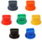 Gosknor 7pcs Flat Fan Shaped Nozzle, 7 Colors 110 Degrees Plastic Lightweight Boom Sprayer Nozzles Tips Replacement for Spraying Spray Outdoor Garden Greenhouse Hose Parts Accessories