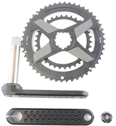 Compatibile for guarnitura da strada CRUZbike 9-12 velocità 50-34/52-36/53-39T - guarnitura 155/160/165/170mm con movimento centrale(Crank BB 50-34T,160mm)