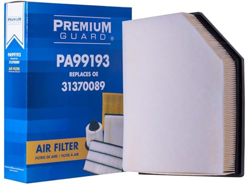 PG Engine Air Filter PA99193 | Fits 2016-2025 Volvo XC90, 2018-2025 XC60, 2019-2025 S60, 2017-2025 S90, 2020-2025 V60 Cross Country, 2017-2025 V90 Cross Country, 2019-2025 V60