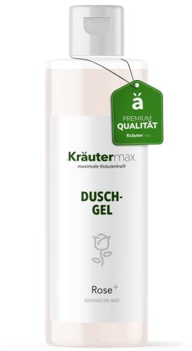 Gel douche à la rose à l'huile de rose de Damascena également en shampooing au parfum de rose 1 x 250 ml