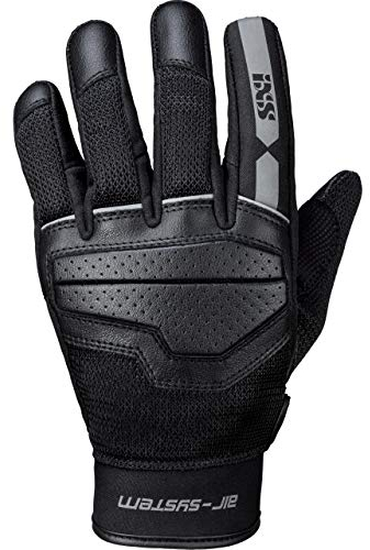 IXS Motorradhandschuhe kurz Motorrad Handschuh Evo-Air Classic Handschuh schwarz/grau XL, Herren, Lifestyle, Ganzjährig, Polyester