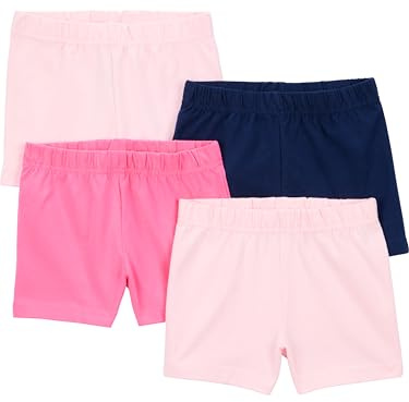 Simple Joys by Carter's Girls' 4-Pack Tumble Shorts