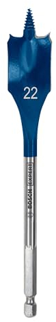 Bosch 1x EXPERT Self Cut Speed Spade Drill Bit (for Softwood, Particleboard, Ø 22.00 mm, Professional Accessory Rotary Drill/Drivers)