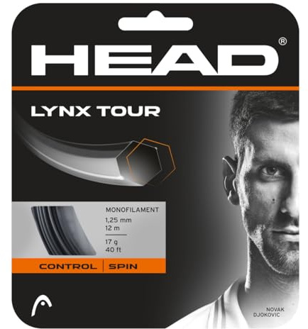 HEAD Lynx Tour Tennis String Set (Black 1.30mm)