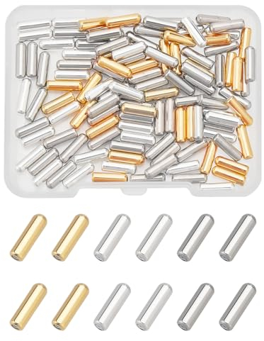 nbeads 90 Stück 3 Farben Messing Reversstift Endkappe, Revers Pin Backs Locking Verschluss Gummistopper Metall Brosche Pin Stick Backing Brosche Pins Stopper Für Metall Brosche Stick Pins