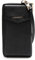 Lazarotti Bologna XL Leder Damen-Geldbörse & Handytasche (2-in-1) | 16 Kartenfächer | zum Umhängen mit RFID-Schutz 11 x 3,5 x 19 cm