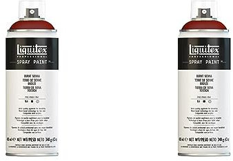 Liquitex 02445 Bombe de peinture aérosol 400 ml Terre de sienne brulée (Lot de 2)