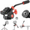 AMBITFUL GM02 Tête fluide pour trépied avec réglage pivotant à 360 °, tête en métal avec plaque QR de type Arca, nivellement bidirectionnel pour caméscopes compacts, appareils photo reflex numériques