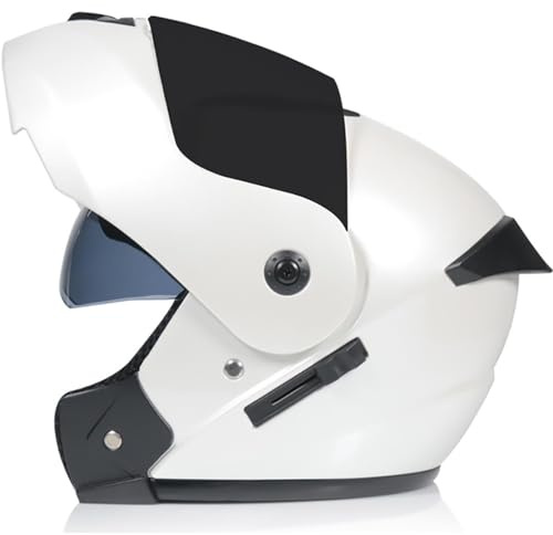 Casque Moto Modulable Flip Up Homme VTT Casque Quad ECE Homologué Casque Scooter Femme Adulte Double Visière Casques intégraux pour Moto Casque Scooter Homme Homme Femme S~XL