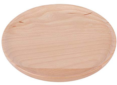 Madera Plato Desayuno Desayuno Sirviendo Ensalada de la bandeja Platos de frutas de estilo simple Eco ecológico Seguro liviano para decoración para el hogar Material de ancianos