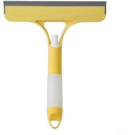 Convenient Glass Cleaner Spray and Wiper for Quick and Effective Home Maintenance (Yellow)