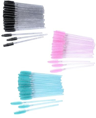 150 pezzi Strumento per il trucco con pettine per cigliaCurvatore per ciglia, pennello per mascara usa e getta, mini pennello per cigliaPettine per ciglia, applicatore per mascara