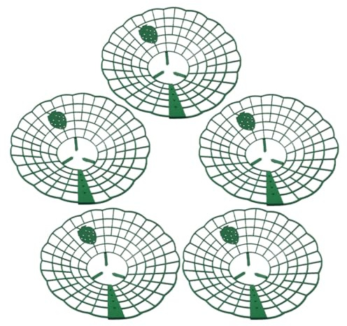 Homoyoyo Soportes para Fresas de Plástico 5 Piezas Estante para Cultivo Vertical de Plantas Trepadoras Soporte para Jardín al Aire Libre Adecuado para Balcón y Huerto Casero
