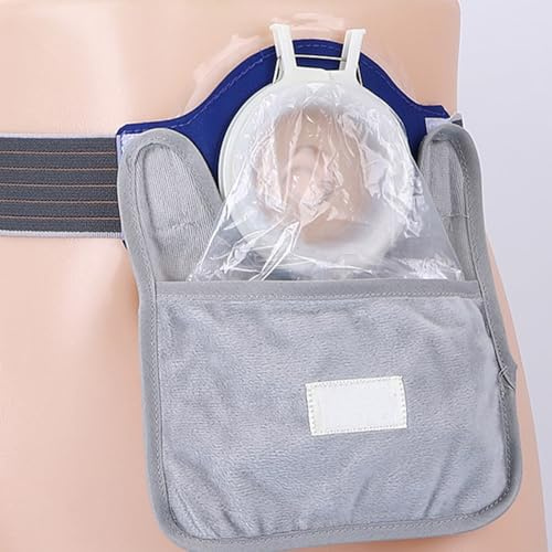 Justerbara Stomiband, Stomiband för Buken, Elastiska Stomitillbehör för Postoperativ Vård Efter Operation, Passform året Runt(Medium)
