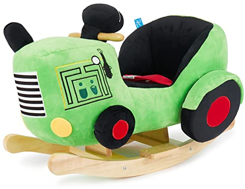 Bieco - Sedia a dondolo con peluche