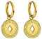 PURELEI® Lolani Ohrringe (Gold) – Damenohrringe aus langlebigem Edelstahl – Wasserfeste Ohrringe Damen – 1,4 cm Durchmesser – Modeschmuck für deinen individuellen Look Sterling-Silber