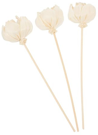 RORPOIR 3 Varillas Difusoras de Aromaterapia con a Peonía Difusores de Aceites Esenciales para El Hogar Accesorios de Decoración de Habitaciones sin