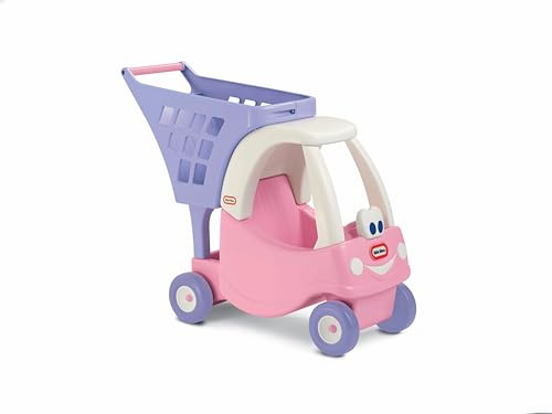 little tikes Princess Cozy Coupe Shopping Cart - Chariot de Course pour Enfants et Tout-Petits, Beaucoup d'espace, Encourage Le Jeu créatif, Convient aux Enfants âgés de 3 à 10 Ans