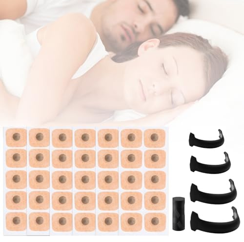 60 Pezzi Cerotti Nasali Magnetici, Cerotto Nasale Magnetico, Nose Strips Magnetic - Ridurre il Russare, Migliorare la Qualità del Sonno - Resistente al Sudore, Amichevoli Della Pelle