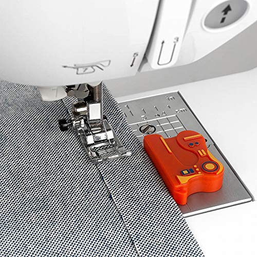 Nahtführung Saumhilfe Kantenführer für Nahtzugaben praktisch und exakt magnetisch/versch. Designs (rot Nähmaschine)