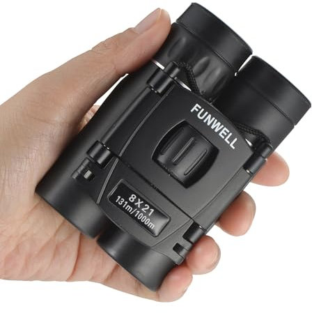 Mini-Komplexe 8x21 Leichte Ferngläser für Konzerte, Sport, Wanderungen und Vogelbeobachtung